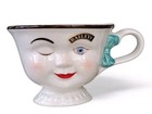 Baileys Winking Face    yum    Coffee Mug Limited Edition 1996 Cup Bow Tie Vtg 8392