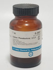 Vintage J t  Baker Empty Bottle Sodium Phenobarbital Pharmacy Apothecary Amber