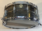 Vintage Ludwig Lb418 14 x5  Black Beauty Super Sensitive 10 Lug Brass Snare Drum