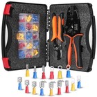  Crimping Tool And Wire Stripper Kit With 230pcs Wire End 