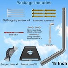 10 Pack Stage Lighting Clamps 220lbs Heavy Duty Aluminum Truss Clamp For 30-36mm