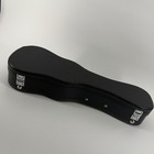 Black Hardshell Soprano Ukulele Case Plush Interior Locking Latches With Key