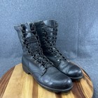 Vintage 1986 Ro-search Military Combat Boots Black Leather Size 12n