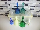 Vintage Fenton Bells You Pick  Lily Paisley Diamond Daisy Hand Paint Lions Club
