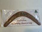 Australian Wooden Boomerang  Hand Painted  Made In Australia  New In Package 
