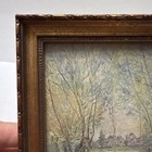 Vintage Framed Claude Monet A Woman Under The Willows Print 4 5    X 6   