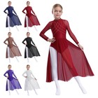 Us Kids Lyrical Dancewear Ballet Leotards Tutu Dress Dance Performance Costume