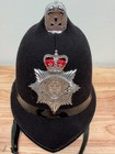 Vintage Derbyshire Constabulary British Police Custodian Bobby Helmet British Uk