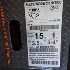 Hammer Black Widow 2 0 Hybrid  Bowling Ball 15 Lb    New In Box     105