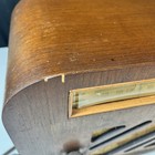 Vintage Philco Model 40-130 Tabletop Am sw Wood Radio For Parts Or Restoration