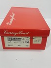 Vintage Carriage Court Silver Shoes  box Womens 8 9b 38 Eu Metallic Pewter Pump