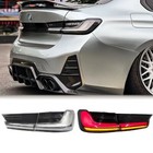 Smoked White Lens Led Tail Lights For Bmw 3 Series G20 G80 M3 2019-26 Rear Light