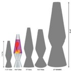 Lava   Lamp 14 5   Yellow Wax purple Liquid silver Base   Cap  new   Decor  Lam