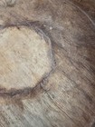 Antique Wood Dough Kneading Bowl Original Old Hand Carved Vintage Large