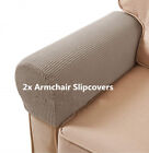 2x Sofa Armchair Covers Stretch Chair Arm Protector Cover Couch Recliner Armrest