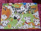 101 Dalmatians Vintage Twin Flat Sheet- Puppies Playing Everywhere 