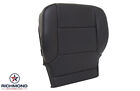 2014 2015 Gmc Sierra All Terrain Slt-driver Side Bottom Leather Seat Cover Black