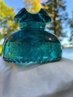 Antique Cd 295 Hemingray 72 High Voltage Triple Petticoat Blue Aqua Insulator