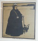 Antique Litho Print By William Nicholson Of H M The Queen Victoria Framed C7962