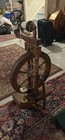 Antique Spinning Wheel Decorative Item