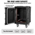 95qt  90l Insulated Food Pan Carrier Stackable Catering Dishbox Chafing Dish