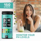 Jnw Direct Ph Test Strips For Urine And Saliva - 150 Strip Mega Value Pack