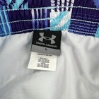 Under Armour Kids Purple Blue Polyester Ua Mirror Sprint Running Shorts Sz 6