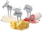 Cheese Marker Sheep  Stainless Steel  8 5 Cm X 4 5 Cm  Labels cheese Picks