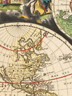1703 Map Of The World - Vintage Style Illustrated Wall Map - 20x24