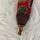 Cas Germany Vintage Red Print Suspenders