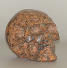3 25  Carved Natural Crystal Skull Realistic Healing Large 392g Unique Piece