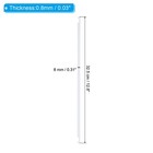 50pcs Hanging File Folder Metal Bars  12 8 Inch File Folder Rods Letter Size
