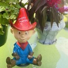 Vtg 1960   s Maypo Maple Oatmeal Cereal  Advertising Mascot Marky Maypo Vinyl Toy