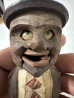 Vintage  Mechanical Bottle Stopper - Hand Carved