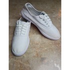 Universal Thread Womens White Canvas Lace Up Sneakers Low Top Shoes Size 9