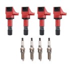 Trq Performance Ignition Kit Red Fits 2013-2015 Acura Ilx 2012-2015 Honda Civic