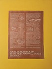 1983 Toyota Sr5 Pickup Poster  new Generation  Rare 3 Page Vintage Print Ad