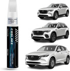 Car Touch Up Paint Rhodium White Metallic 51k For Mazda Scratch Repair Kit  2 In