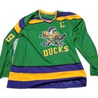 Mighty Ducks Movie Men Xxl  96 Charlie Conway Ice Hockey Jersey Stitched Sewn