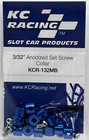 3 32    Anodized Axle Collars - 12 Pcs - Kcr-132mb - Kc Racing - 1 24 Slot Car