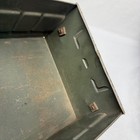 6 Vintage Metal Parts Storage Bin Drawers W  Heavy Wear - 12  Long X 5 25  Wide