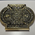 Antique 19th Century Figural Victorian Gilt Bronze Ornate Vanity Dish - Heavy