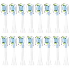 Replacement Toothbrush Heads Compatible With Phillips Sonicare Snap-on 16pc Pack