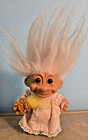 Lot Vtg Russ Berrie   Co  Troll Dolls 4 5    Inch Bride And Groom Wedding  Family