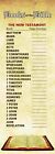 Books Of The Bible Bookmarks 5pk Bible Reference Add Page Numbers 2 5 x7  