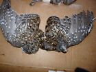 2 Beautiful Fanned Sharpe Tail Wings 1 Pair Crafts Dog Training Native Fan Sharp