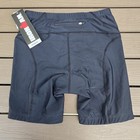 Ironman Women s 6 Inch Tri Shorts Triathlon Padded Gripper Black Sz Xl New 
