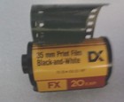 Nos Vintage Kodak Panatomic-x  Fx 35mm Print 20 Exposures B w Film 1 Roll