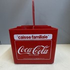 Coca-cola Familypackredplasticbottlecarrier Caisse Familiale Canada Vintage Rare