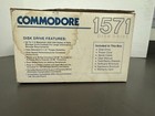 Vintage Commodore 1571 Floppy Disk Drive Original Box And Cords Untested 33052am